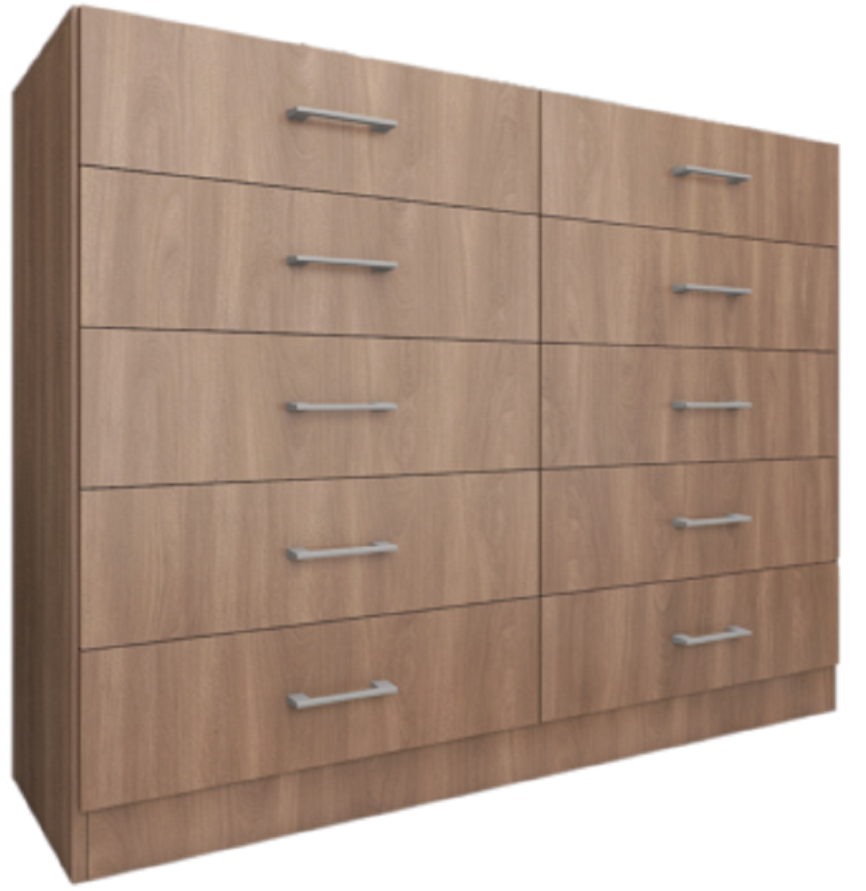 Cômoda 10 Gavetas Caribe Manchester