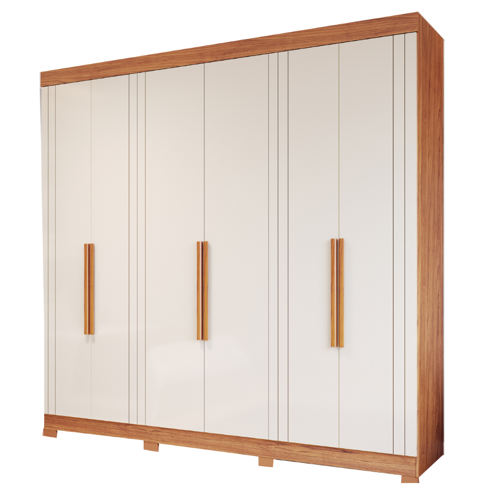 Guarda Roupa Cecilia Cinamomo Off White Sem Fundo