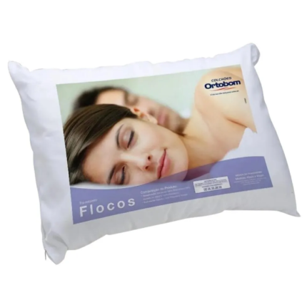 Travesseiro 45x65cm Ortobom Flocos