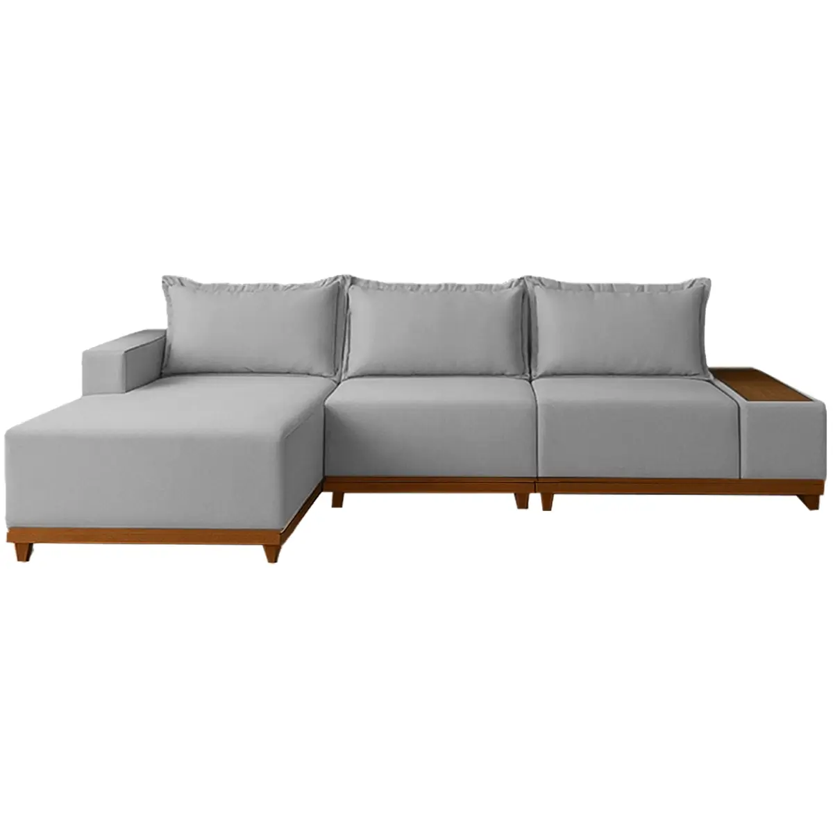 Sofa-Living-Suica-6-Lugares-com-Chaise-288cm-Tecido-Linho-Lufer-Cinza