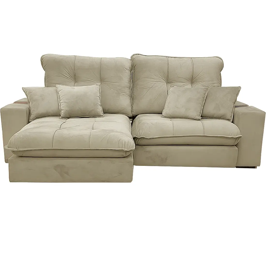 Sofa-Premium-em-Veludo-4-Lugares-Retratil-e-Reclinavel-230cm-Aifos-Bege