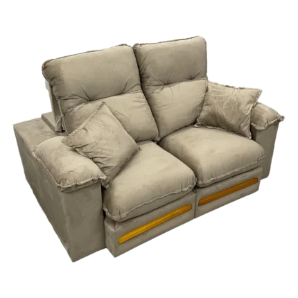 Sofá Libano 2 Lugares Retrátil e Reclinável 180cm Tecido Veludo Aifos